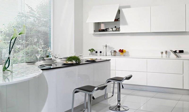 Pianolackkök Piano lacquer kitchen cabinet