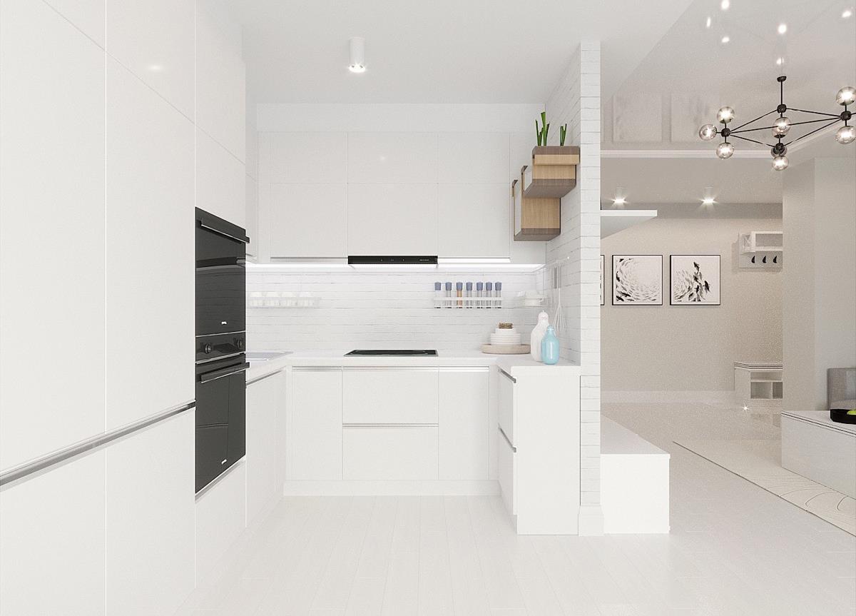 högglans vit kök high gloss white finish kitchen cabinet