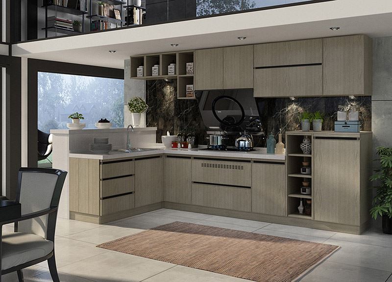 L-Shaped Kitchen Cabinet L-Shaped Kitchen Cabinet