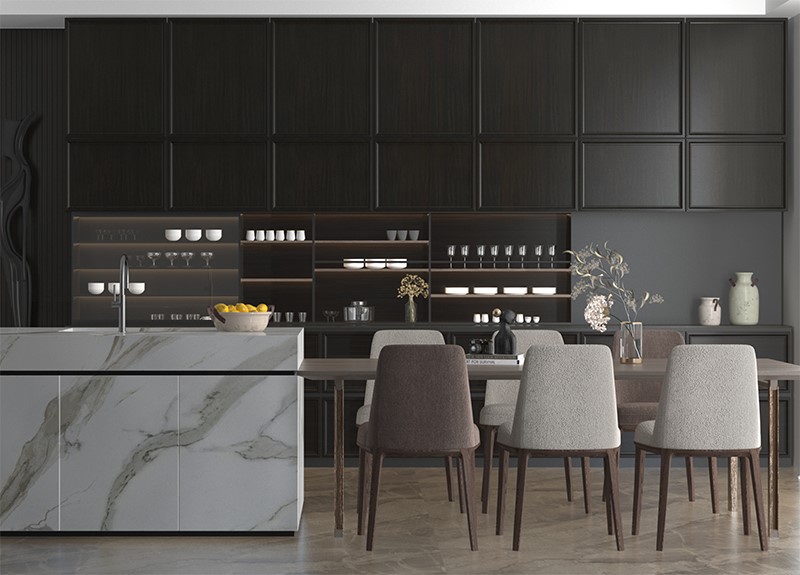 Modern Black Kitchen Cabinet Modern Black Kitchen Cabinet