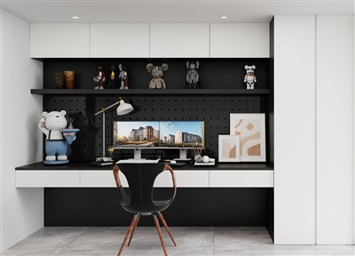 Matt vit bokhylla skåp