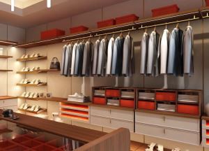 Modulär PVC-garderob för bostäder