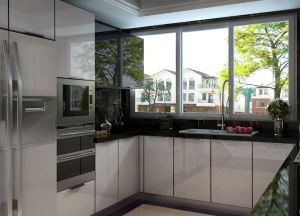 Akryldörr köksskåp