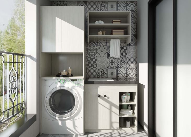 Laundry Room Sink Cabinet