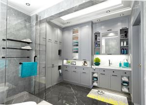 Badrumsskåp i europeisk stil