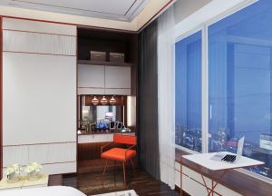 Hotell sovrum Garderob