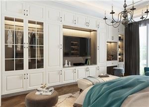 Vita sovrumsgarderober