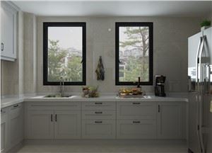 Vinylgrå köksskåp